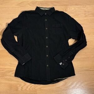 Descendant of Thieves by Dres Ladro - Black Men's Button Down w/ white specs